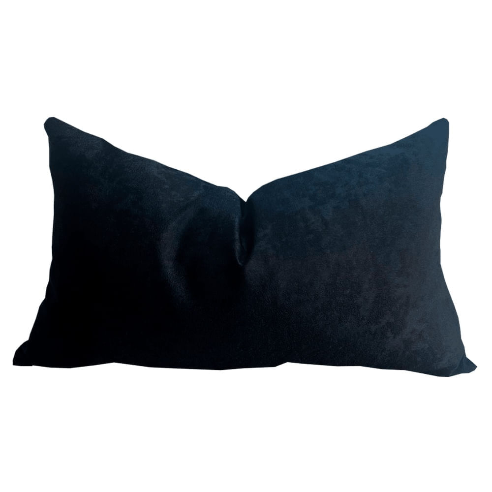 Funda Cojin Negro Italy Terciopelo 50x30 cm