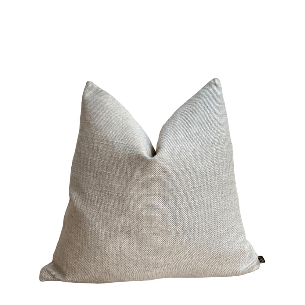 Funda Cojin Flandes Sand Greige Jaquart 45x45 cm