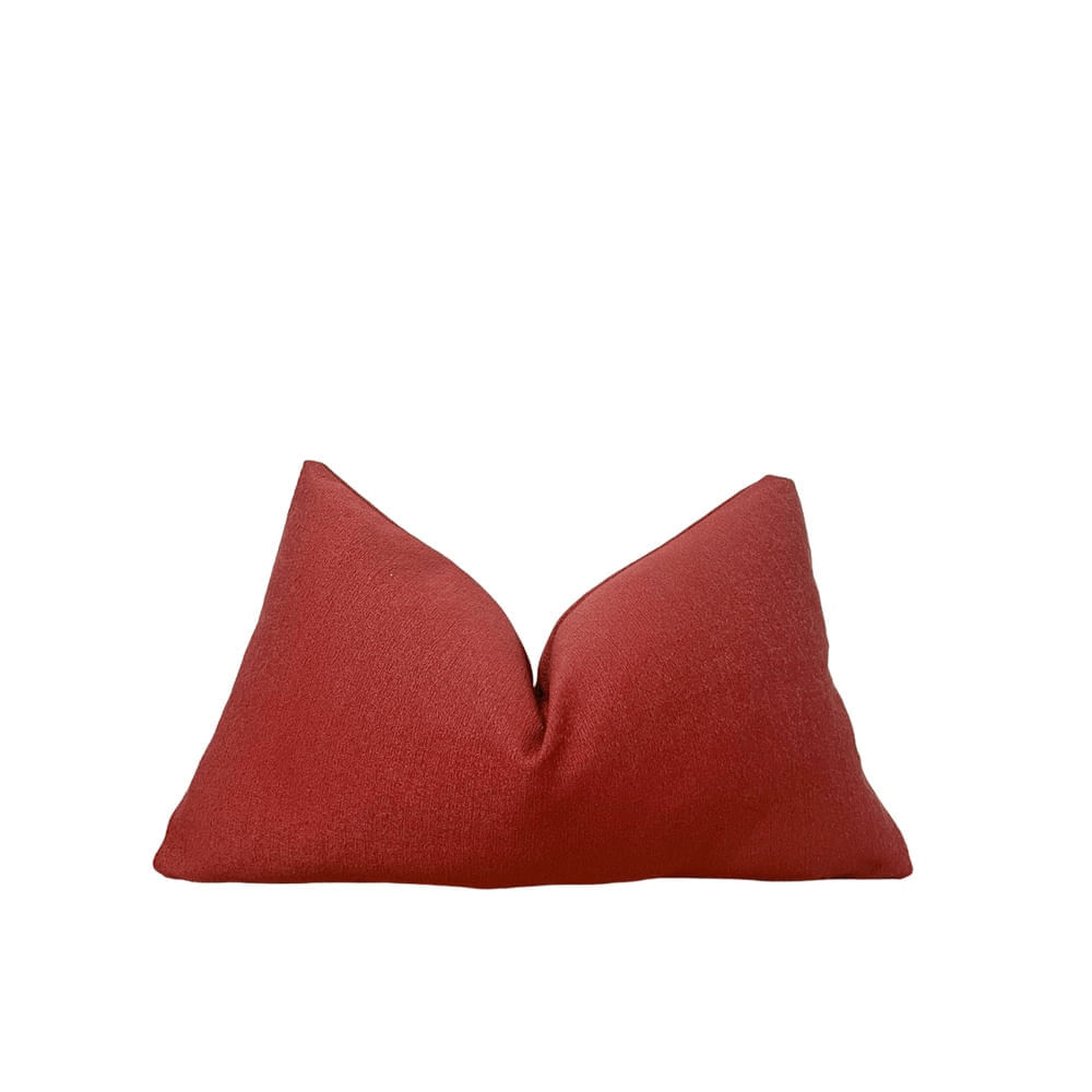 Funda Cojin Cannes Terrazo Rojo Chenille 50x30 cm