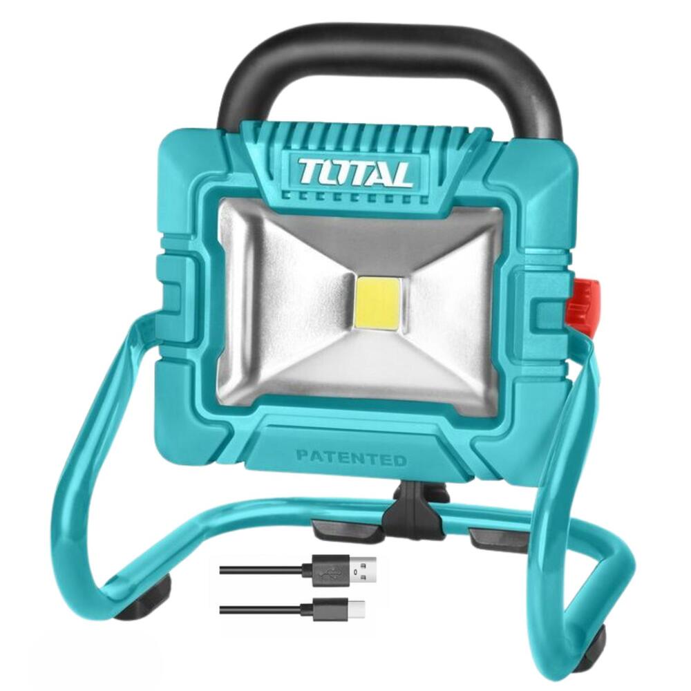 Lampara Reflector 10w Portatil Total TRLF4415