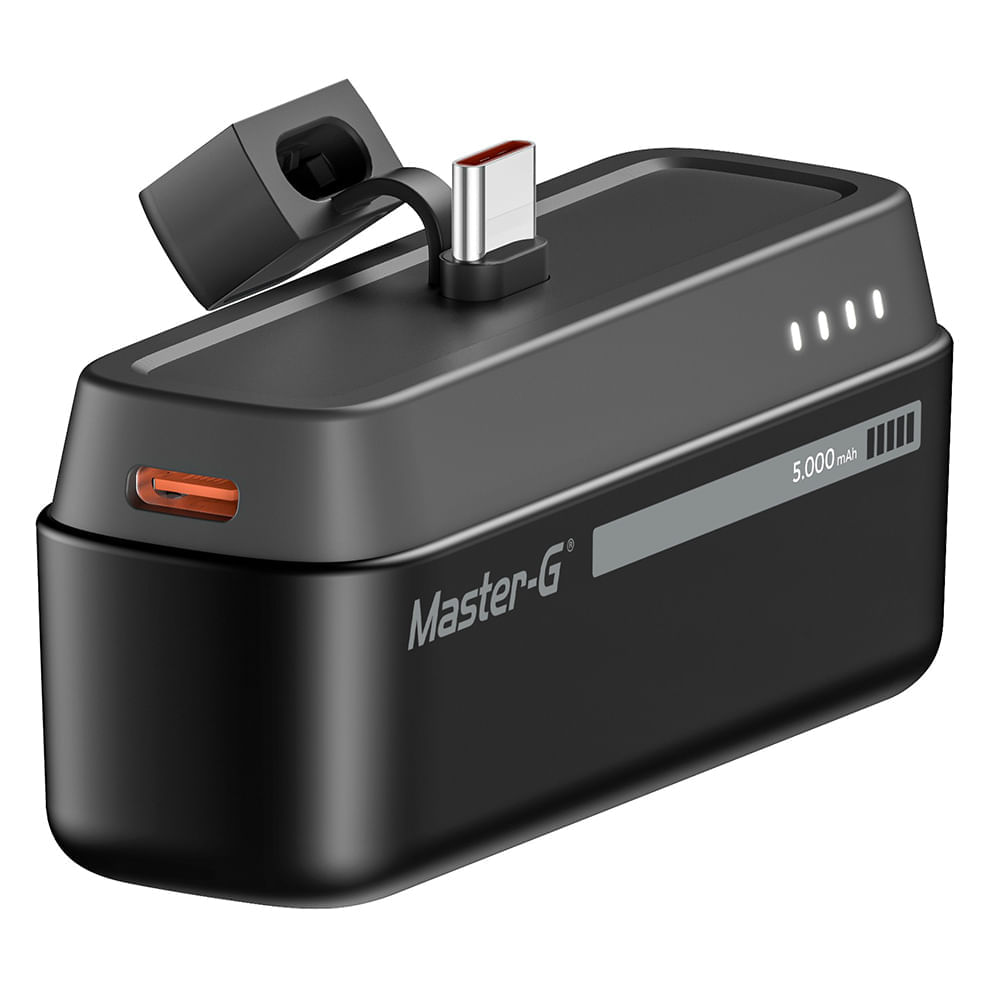 Cargador Portátil Base Master-G 5.000 mAh Tipo C Negro