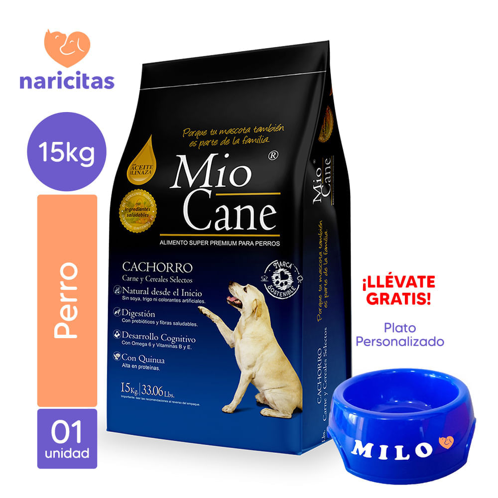 Alimento para Perro Mio Cane Super Premium Cachorro 15kg