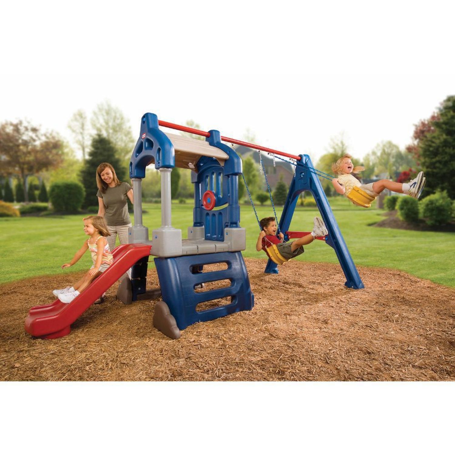 Juguete Little Tikes Columpio ClubHouse Swing Set Oechsle Pe Oechsle   1676575 