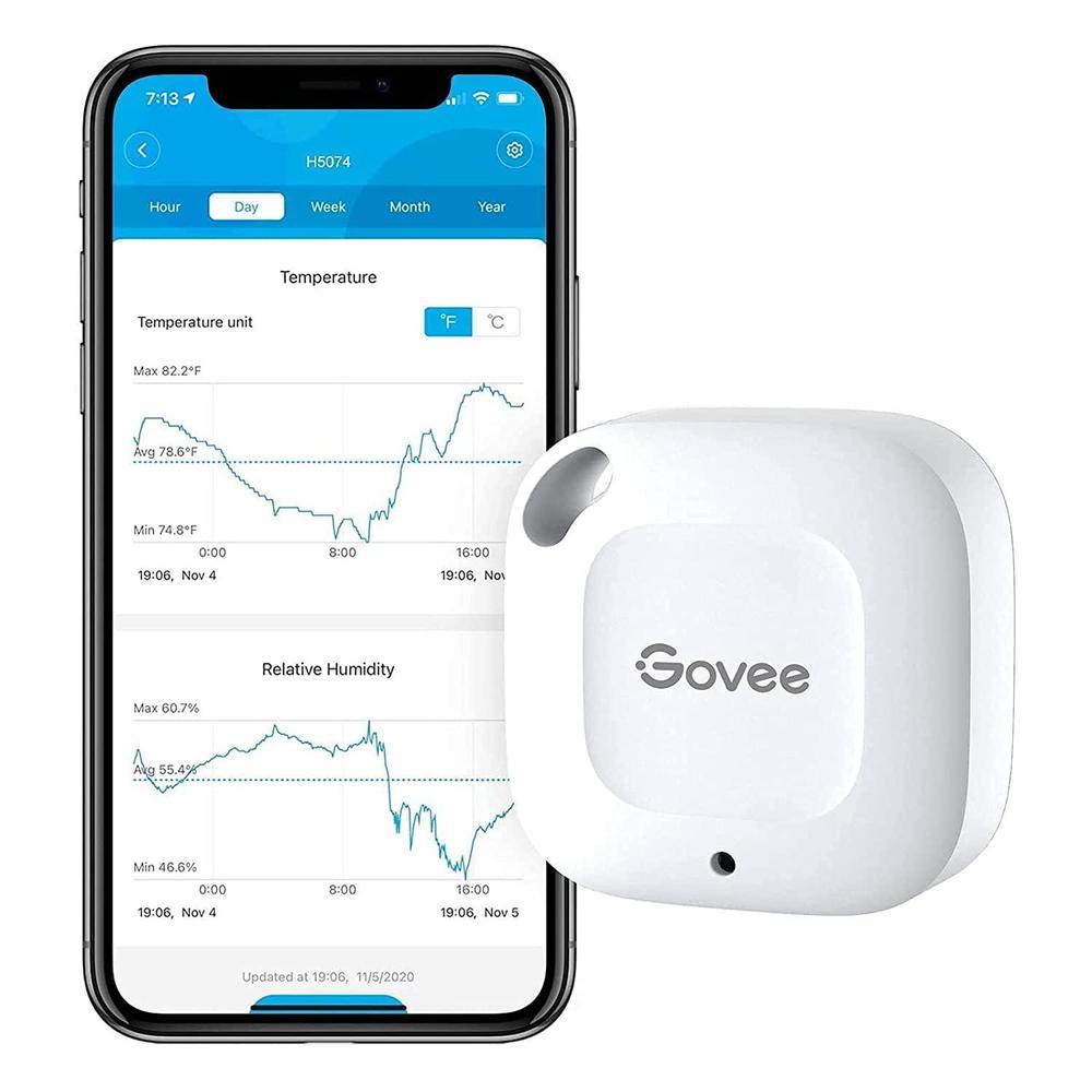 Govee Termómetro higrómetro Bluetooth con almacenamiento de datos Govee Termómetro higrómetro Bluetooth con almacenamiento de datos