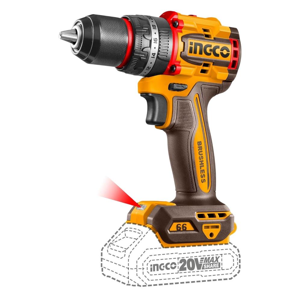 Taladro Percutor 66nm Industrial Ingco CIDLI206681
