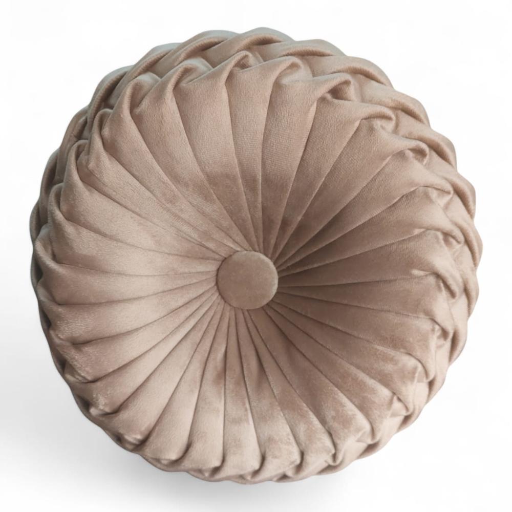 Cojín Redondo Marrón 35 cm
