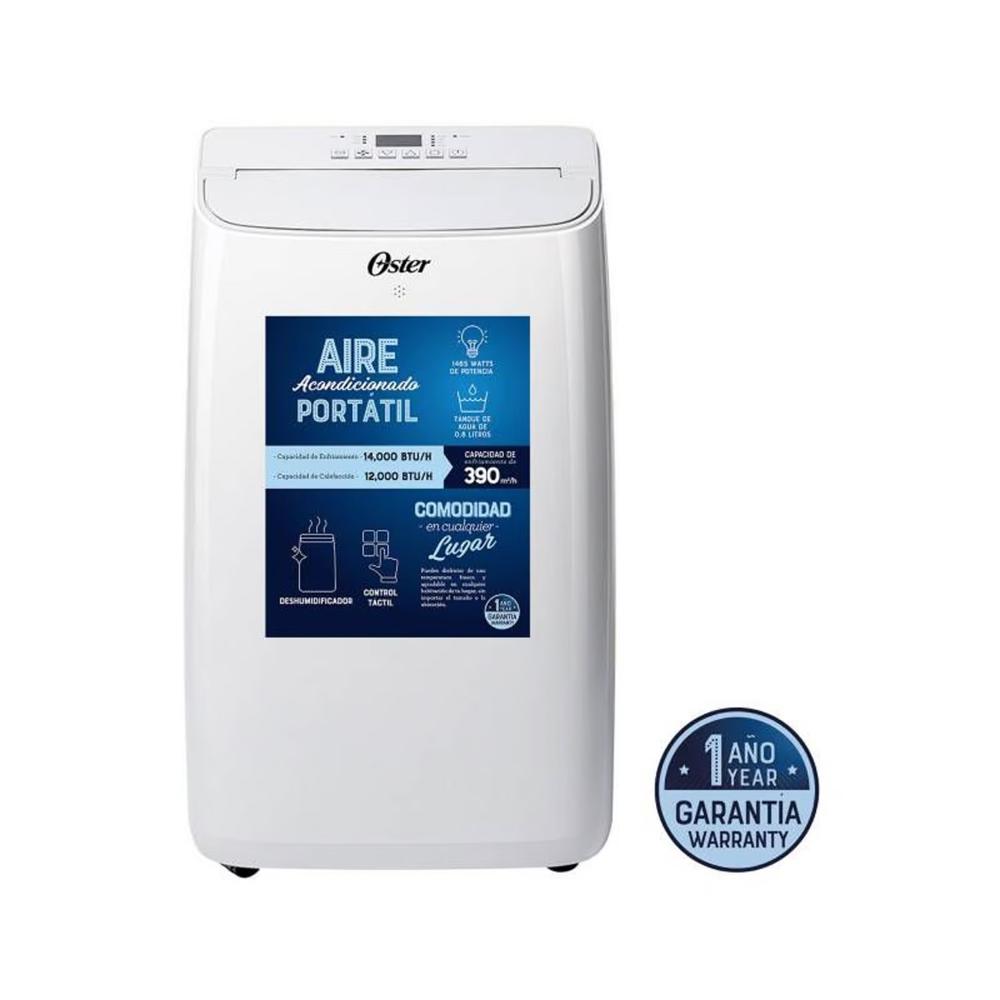Aire Acondicionado Portatil 14000 BTU Oster OS-PACPOR1412FWE