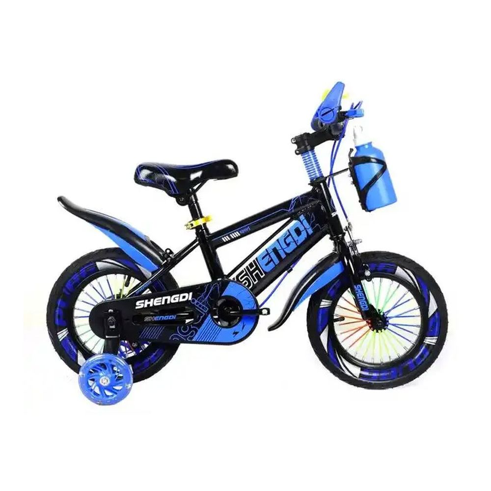 Bicicleta Para Niño Infantil Kids Aro 12 Sport Luces Azul AC Oechsle