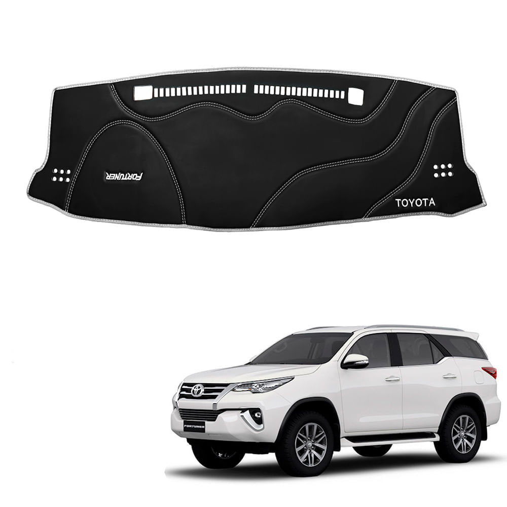 Protector de Tablero Para TOYOTA FORTUNER 2020-2021 en Tacto Cuero - Protección y Estilo Superior