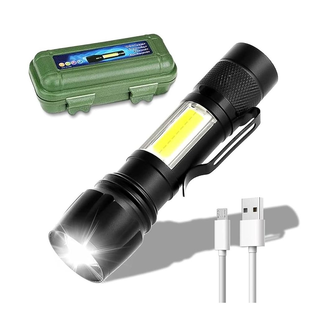 Linterna Potente USB recargable portátil