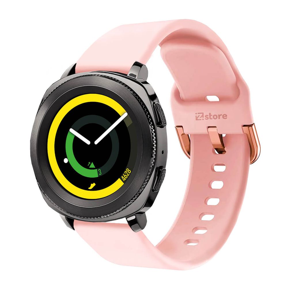 Correa Compatible Con Samsung Gear Sport Rosado Evilla 20mm