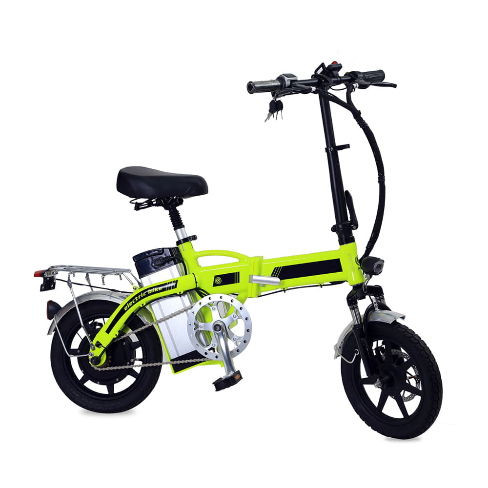 Bicicleta-Box-Electrica-Plegable-Verde-Lima