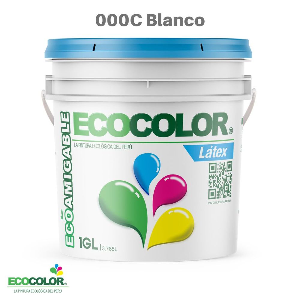 Pintura Ecológica LATEX 1 Galón Blanco