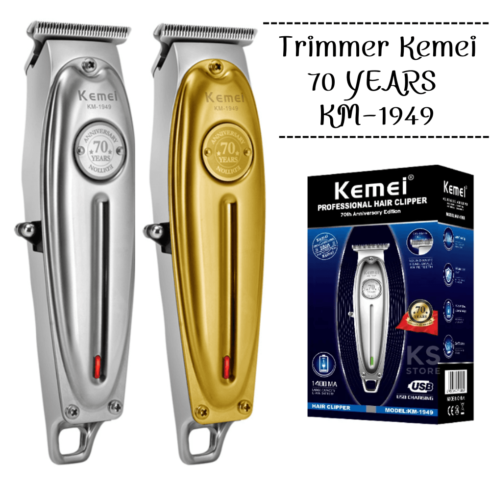 Maquina Trimmer Kemei 70 YEARS KM-1949