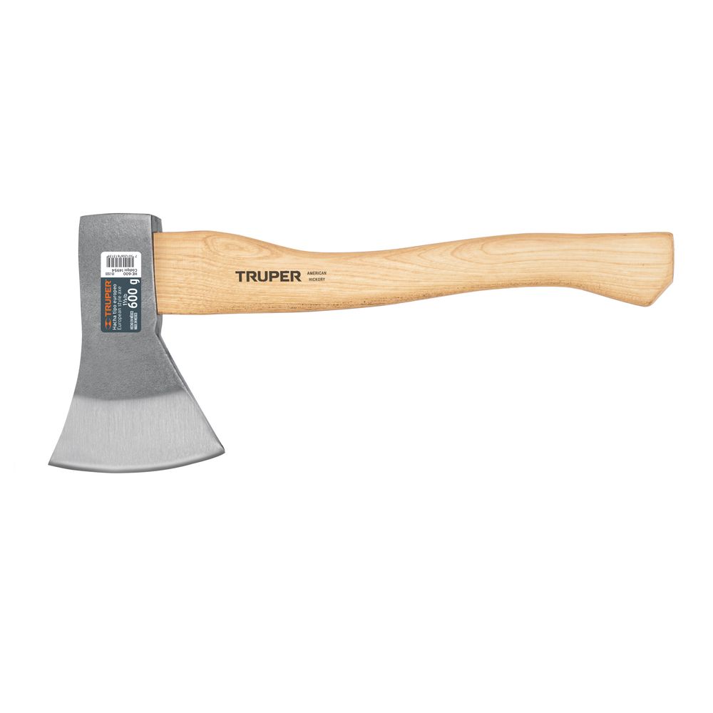 Hacha europea mango de madera 14"" Truper 14954