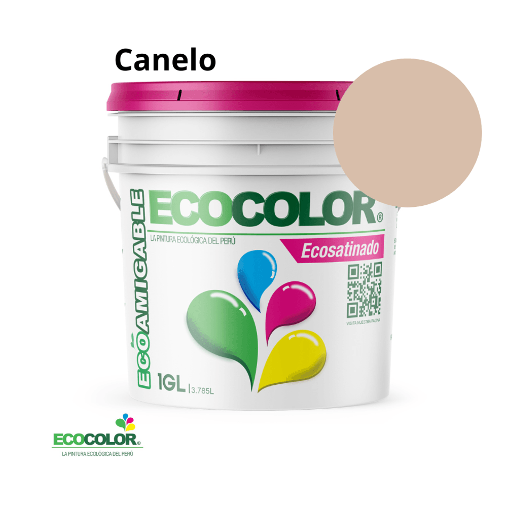 Pintura Ecológica ECOSATINADO 1 Galón Canelo
