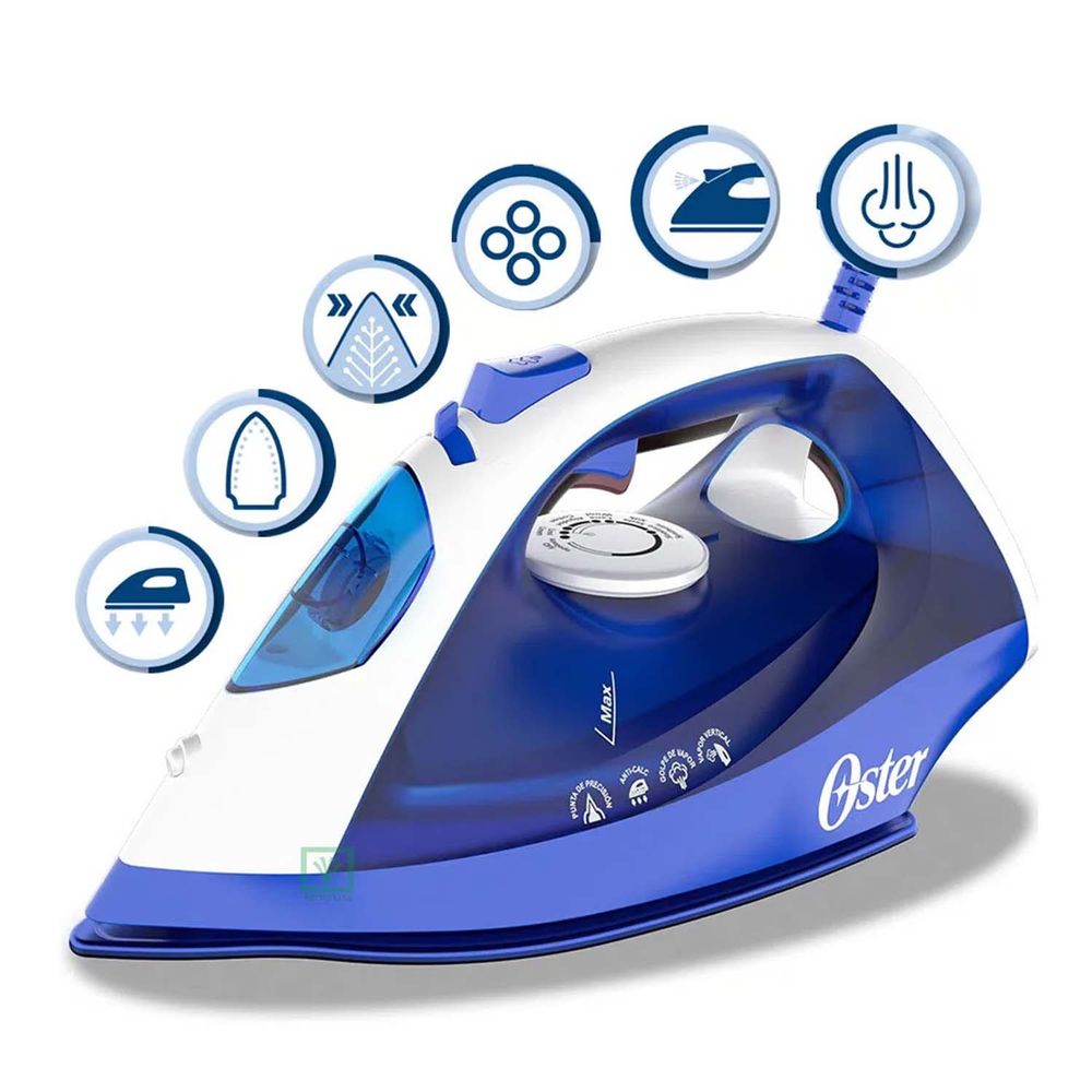 Plancha de Vapor Oster con Suela Antiadherente GCSTBS6003