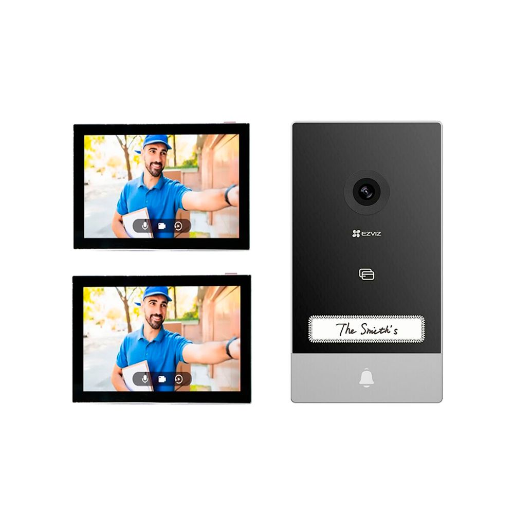 Kit Videoportero Inteligente Hp7 2k Exterior Eviz 1 Monitor
