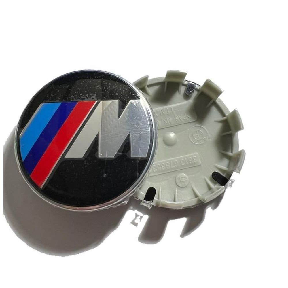 AZUL Tapa Emblema Logo De Aro Bmw 68mm (juego De 4 Unidades)