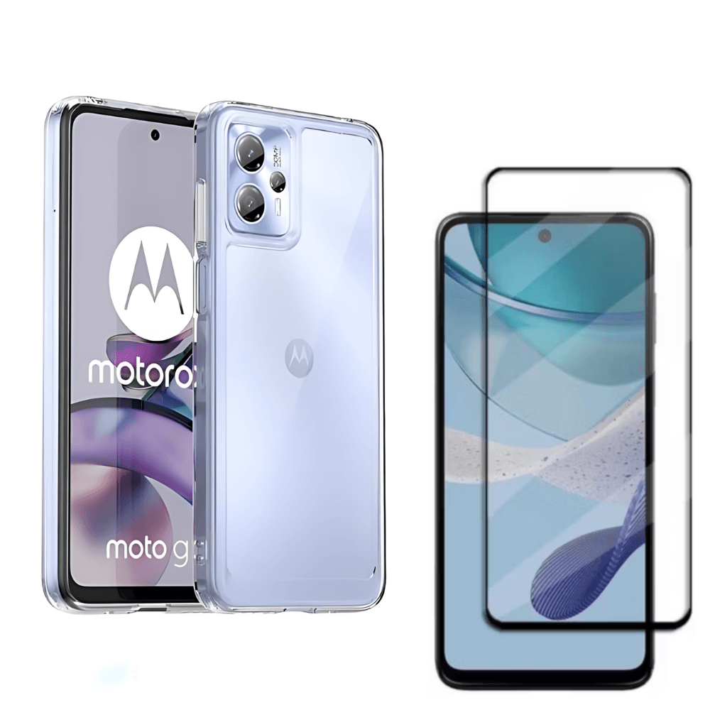 Case Space transparente con mica para Motorola G04 PREMIUM vip