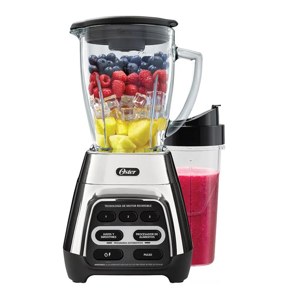 Licuadora Reversible de 1.5 Lts 3 Vel Blend Go Oster BLSTPYG1311NBG Acero 700 W