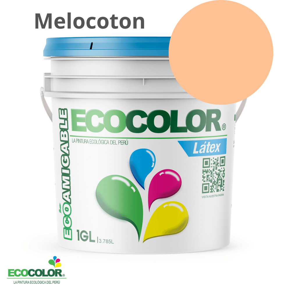 Pintura Ecológica LATEX 1 Galón Melocotón