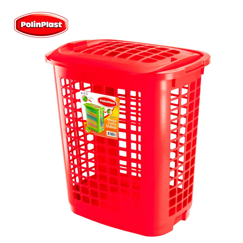 Mega Cesto Dubai Gigante PolinPlast Rojo