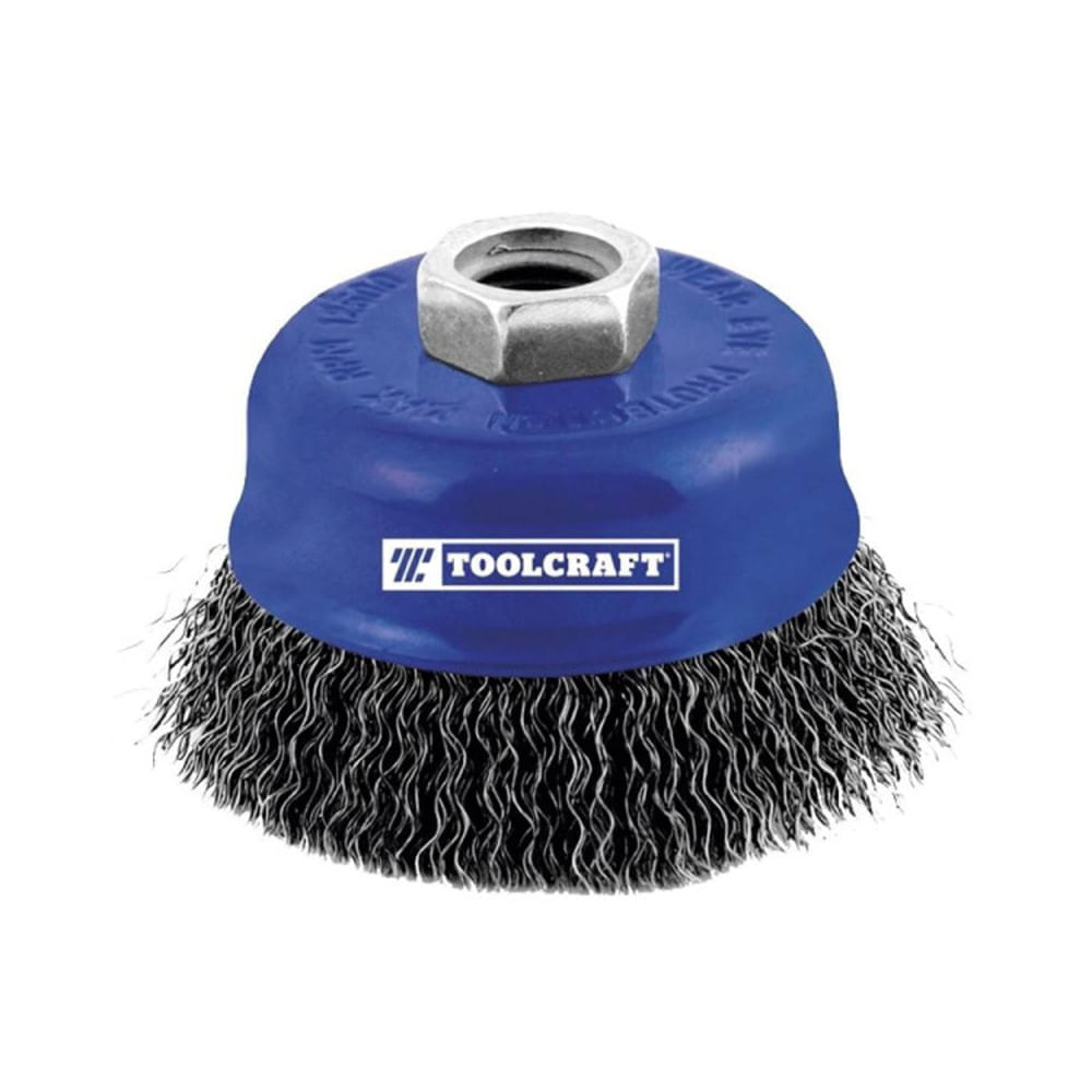 Carda Copa Trenzada 5" Calibre 0.35mm Toolcraft TC1279