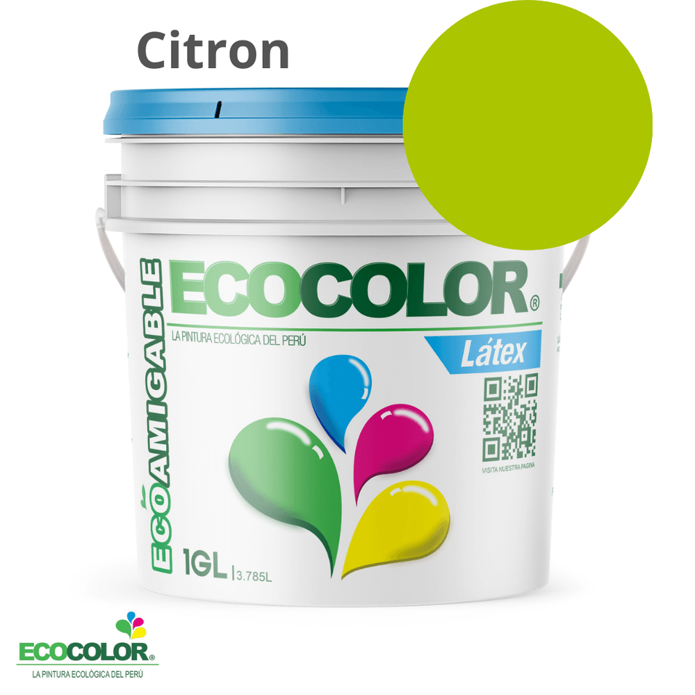 Pintura Ecológica LATEX 1 Galón Citron