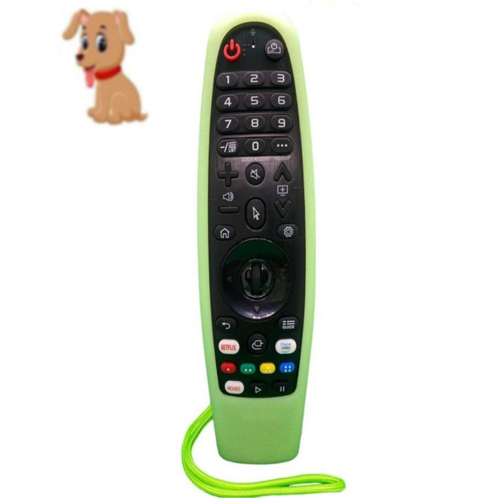 Funda de Silicona para Control Remoto Lg Verde Abierta