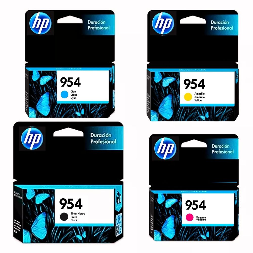 Kit tinta HP 954 Negro Magenta Cyan Amarillo