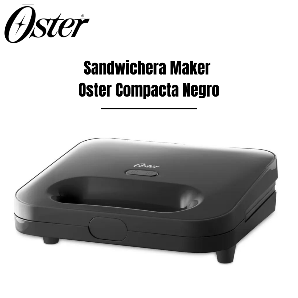 Sandwichera Maker Oster Compacta - Negro