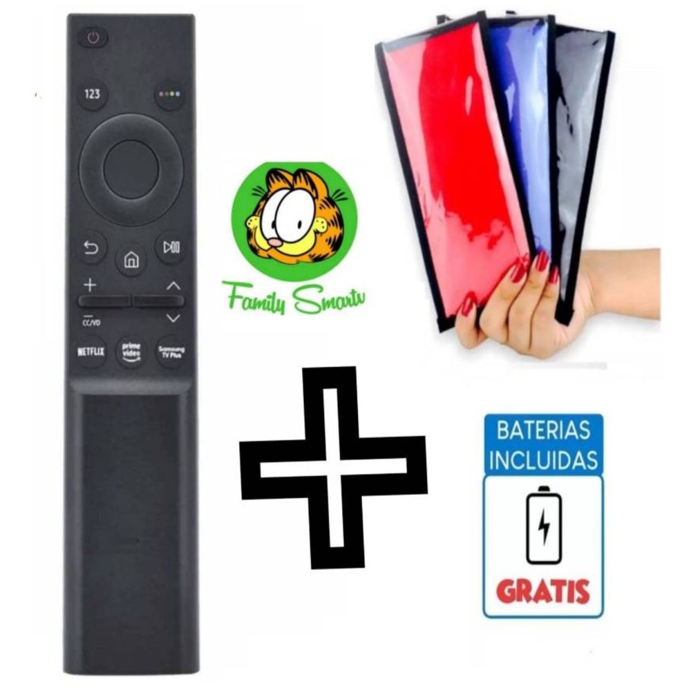 Control Remoto para Tv Samsung Smart Qled 4k + Funda