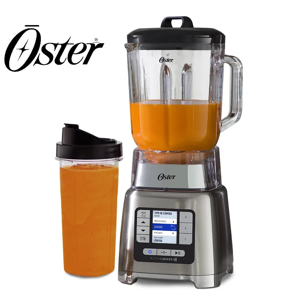 Licuadora ActiveSense Blend N Go 2 Lts Oster BLSTTDGNBG Acero