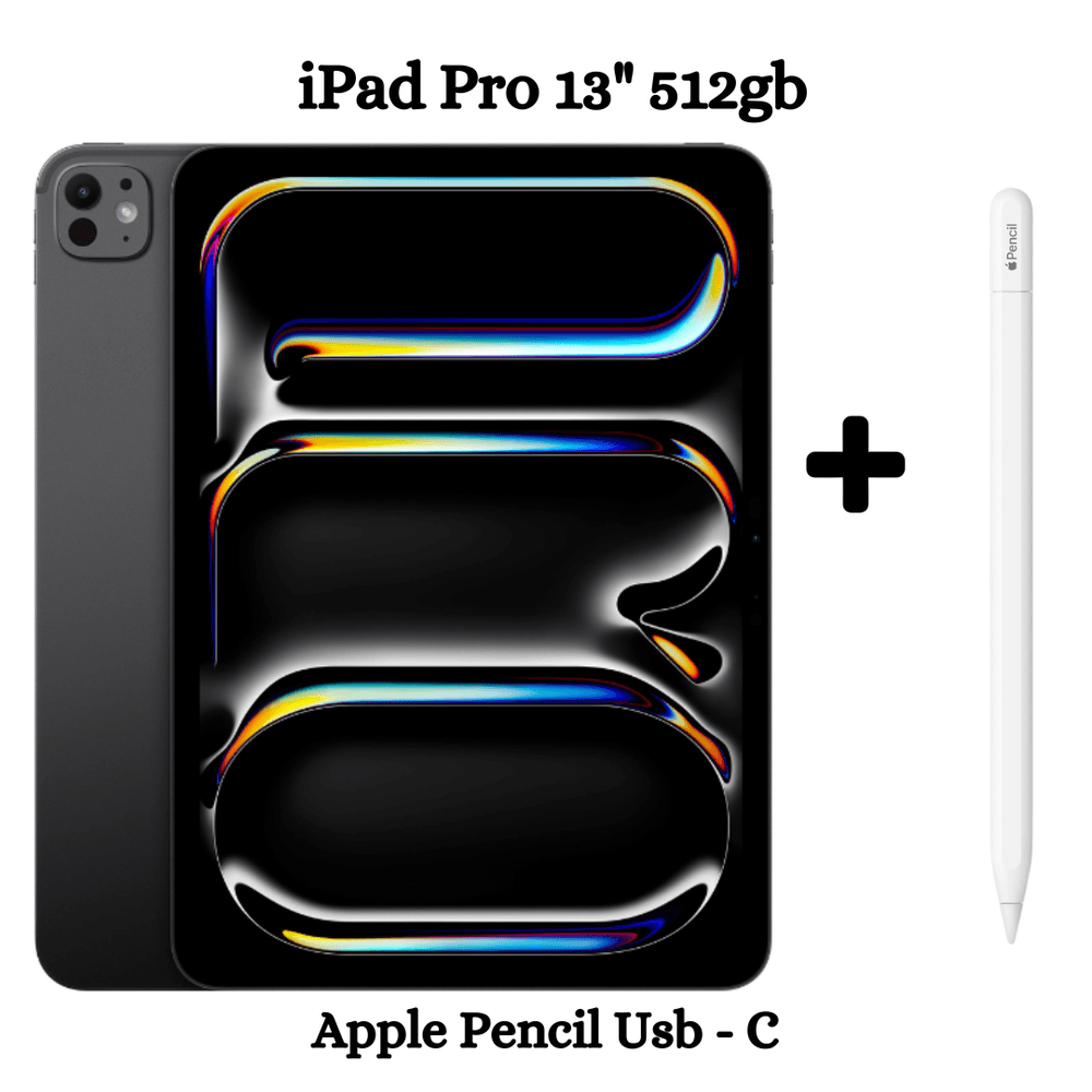 Apple iPad Pro 13" Chip M4 Wifi 2024 512GB - Space Black + Apple Pencil USB-C