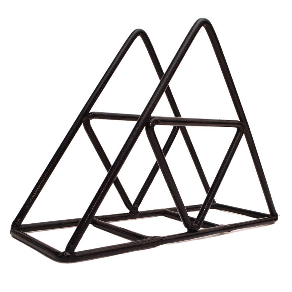 Porta Servilletas Vintage de Metal Color Negro METHOME