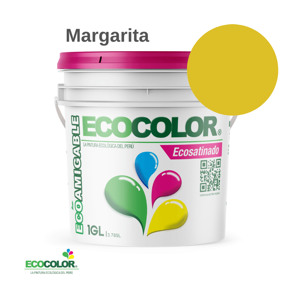 Pintura Ecológica ECOSATINADO 1 Galón Margarita