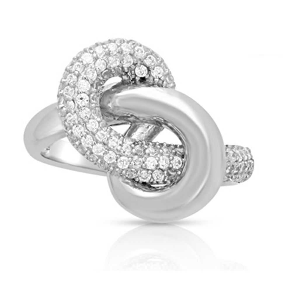 Anillo de Plata Musiack Modelo Nudo de Amor Talla 6