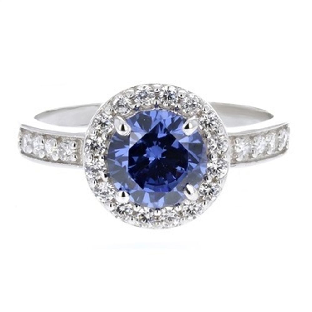 Anillo de Plata Musiack Modelo Estrella Azul Talla 6