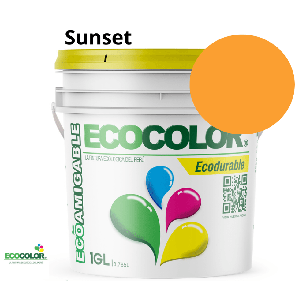 Pintura Ecológica ECODURABLE 1 Galón Sunset