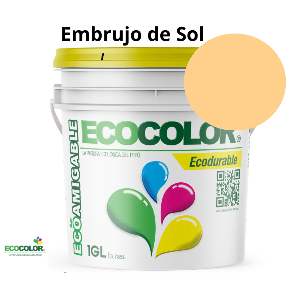 Pintura Ecológica ECODURABLE 1 Galón Embrujo del Sol