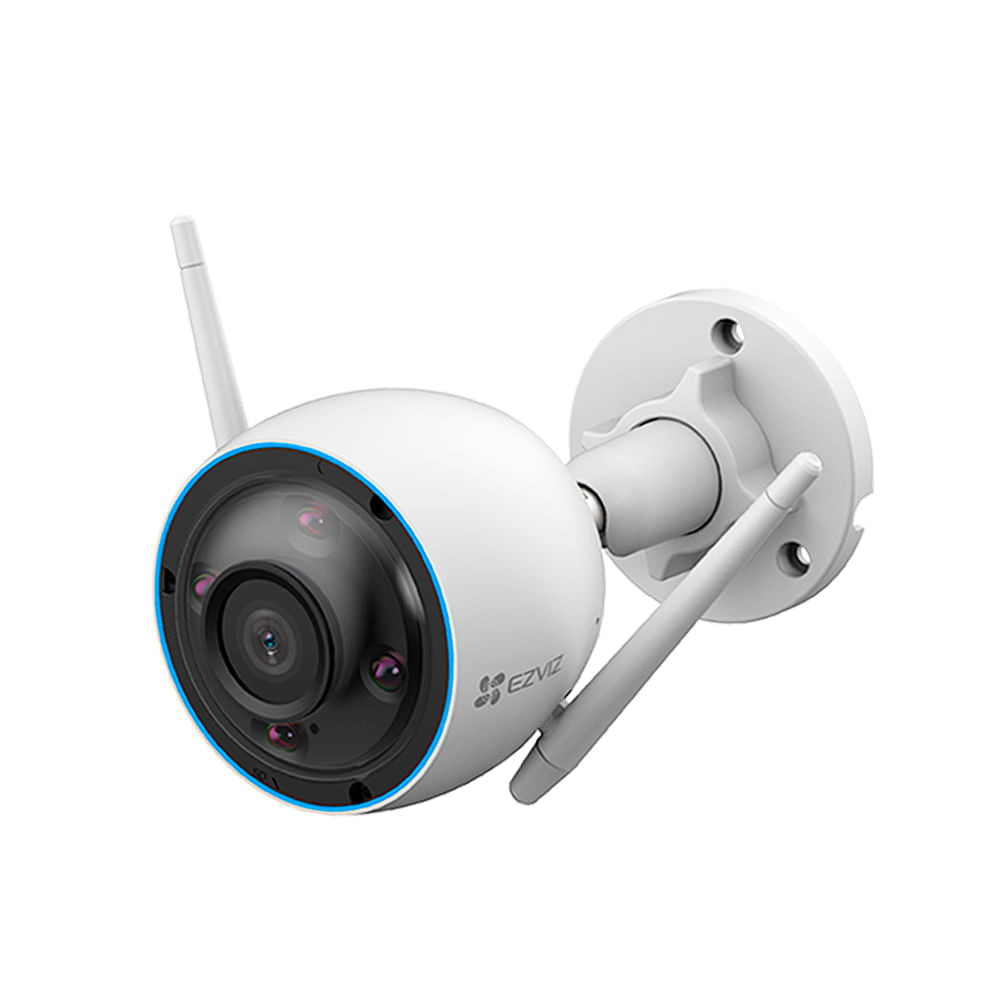 Cámara Seguridad Wifi Exterior H3 2K 3MP Ezviz Defensa Activa con luz