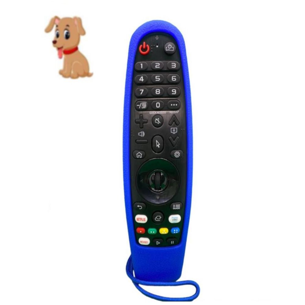 Funda de Silicona para Control Remoto Lg Azul Abierta