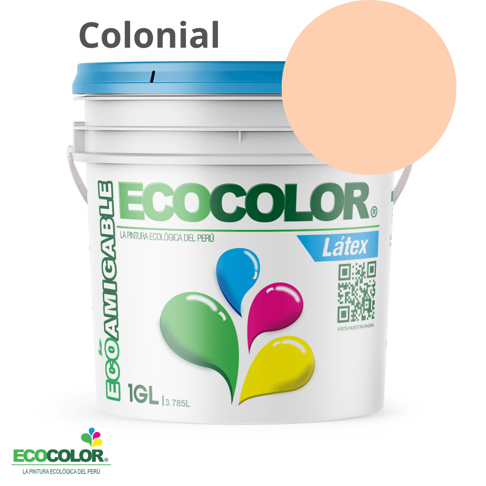 Pintura Ecológica LATEX 1 Galón Colonial