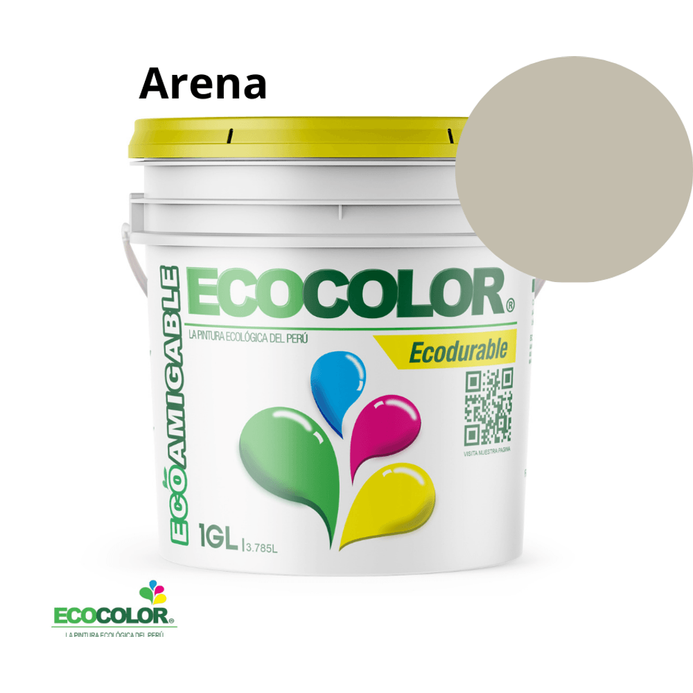 Pintura Ecológica ECODURABLE 1 Galón Arena
