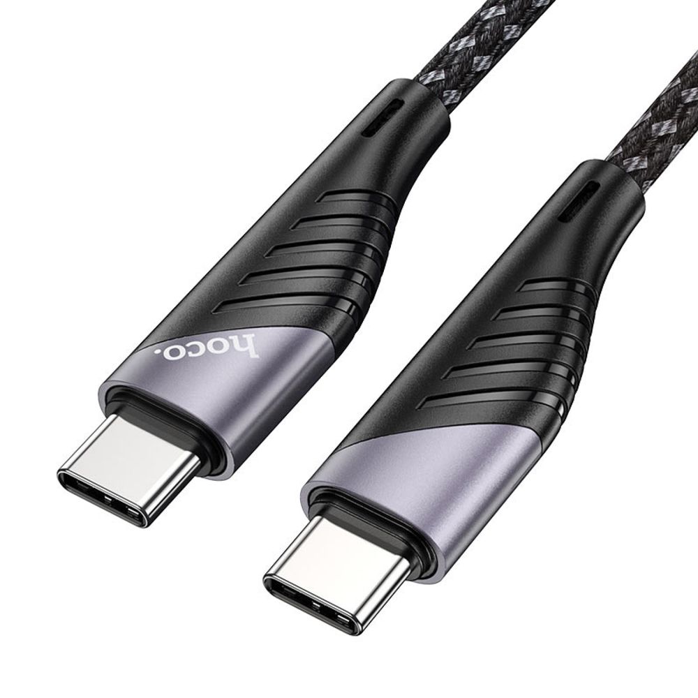 Cable Carga Y Datos De Tipo A C Tipo C Hoco U95 Carga Rápida 60W Nylon Trenzado 1.2m