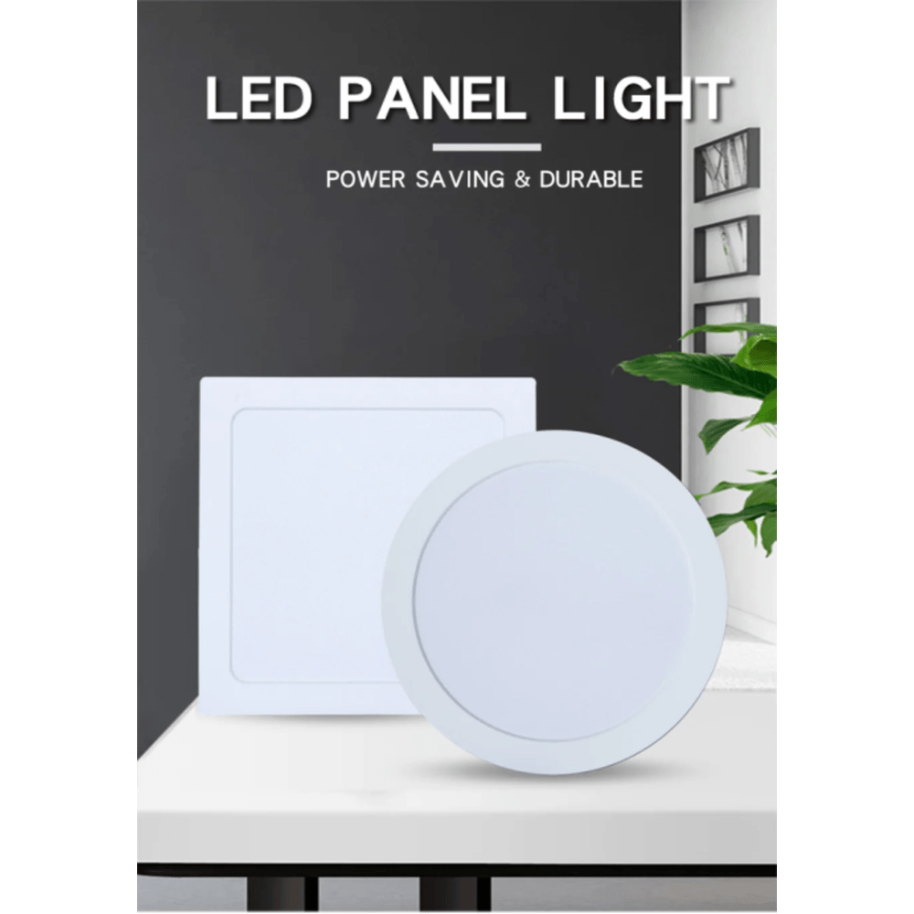 Panel LED cuadrado 18W X Caja de 40 unidades
