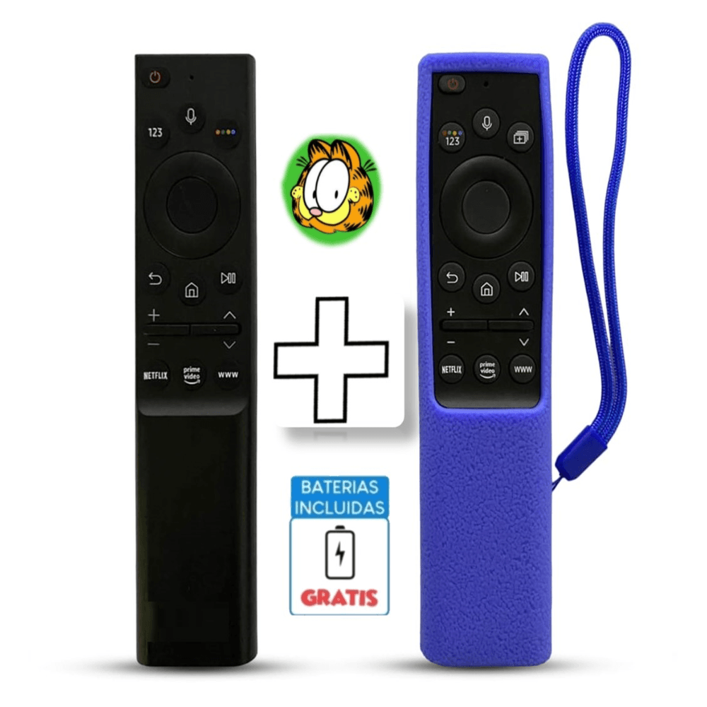 Control Samsung Smart Tv con Voz Modelo BN59-01363 Funda  Azul