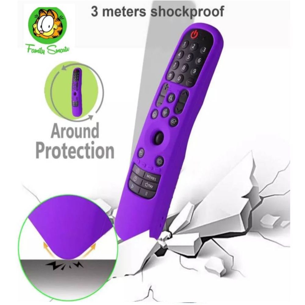 Funda Control Lg Magic An-mr23ga Protector Anticaída Purpura