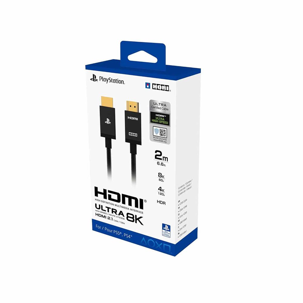 Cable HDMI Hori 2.1 para PS5 4K / 8K